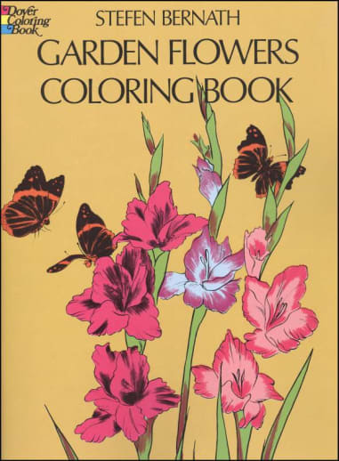 Garden Flowers Coloring Book