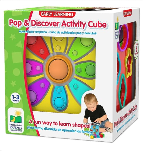 Early Learning Pop & Discover Activity Cube