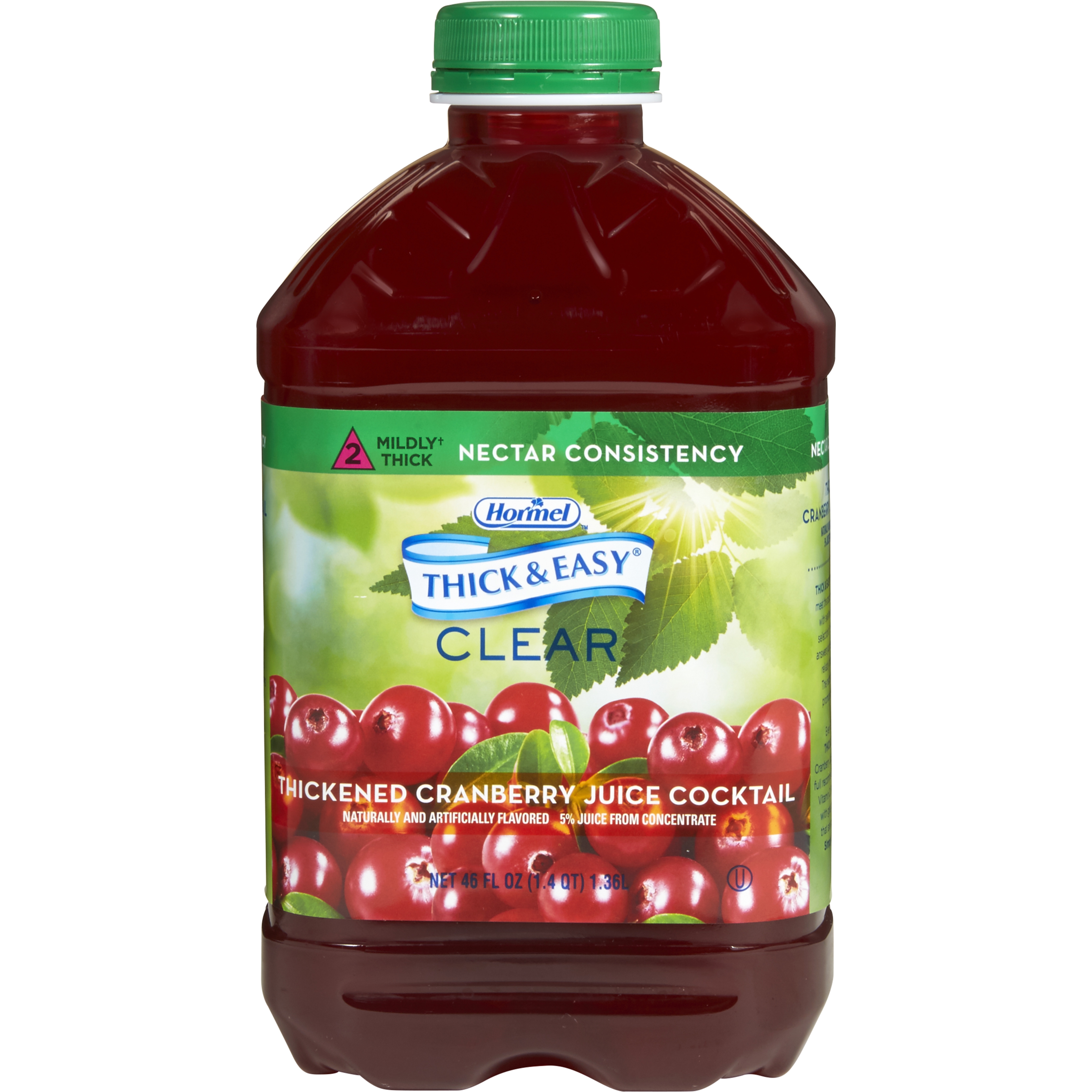 Thick & Easy Nectar Consistency Cranberry Thickened Beverage, 46-ounce bottle MK 797173