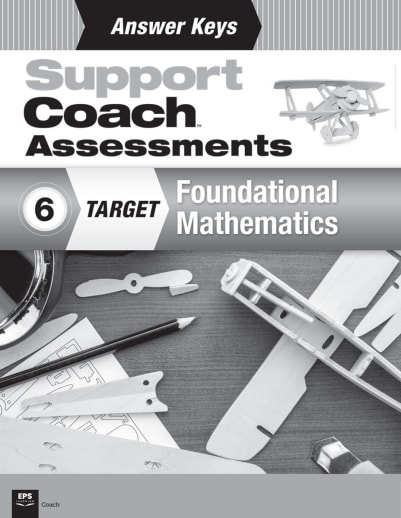 Support Coach Foundational Math Answer Key - Grade 6