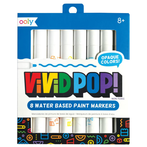 Vivid Pop! Water Based Paint Markers (set of 8)