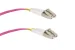 7M LC-LC OM4 40G 50/125 Multimode Duplex UPC Fiber Patch Cable, Violet