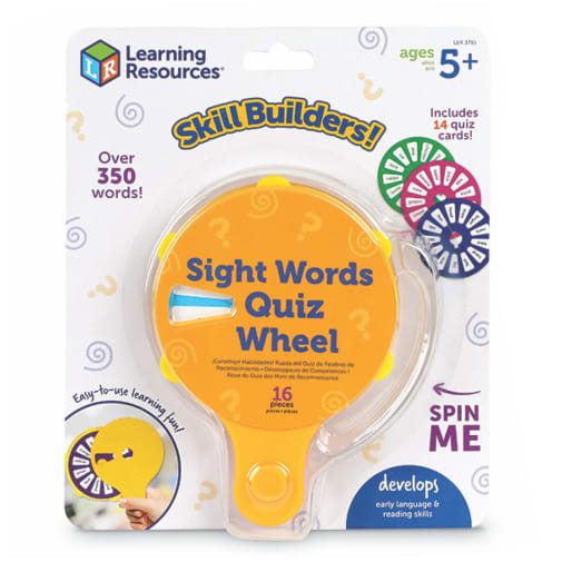 Skill Builders! Sight Words Quiz Wheel