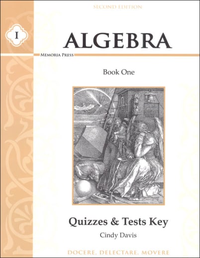 Algebra I Quizzes & Tests Key Second Edition