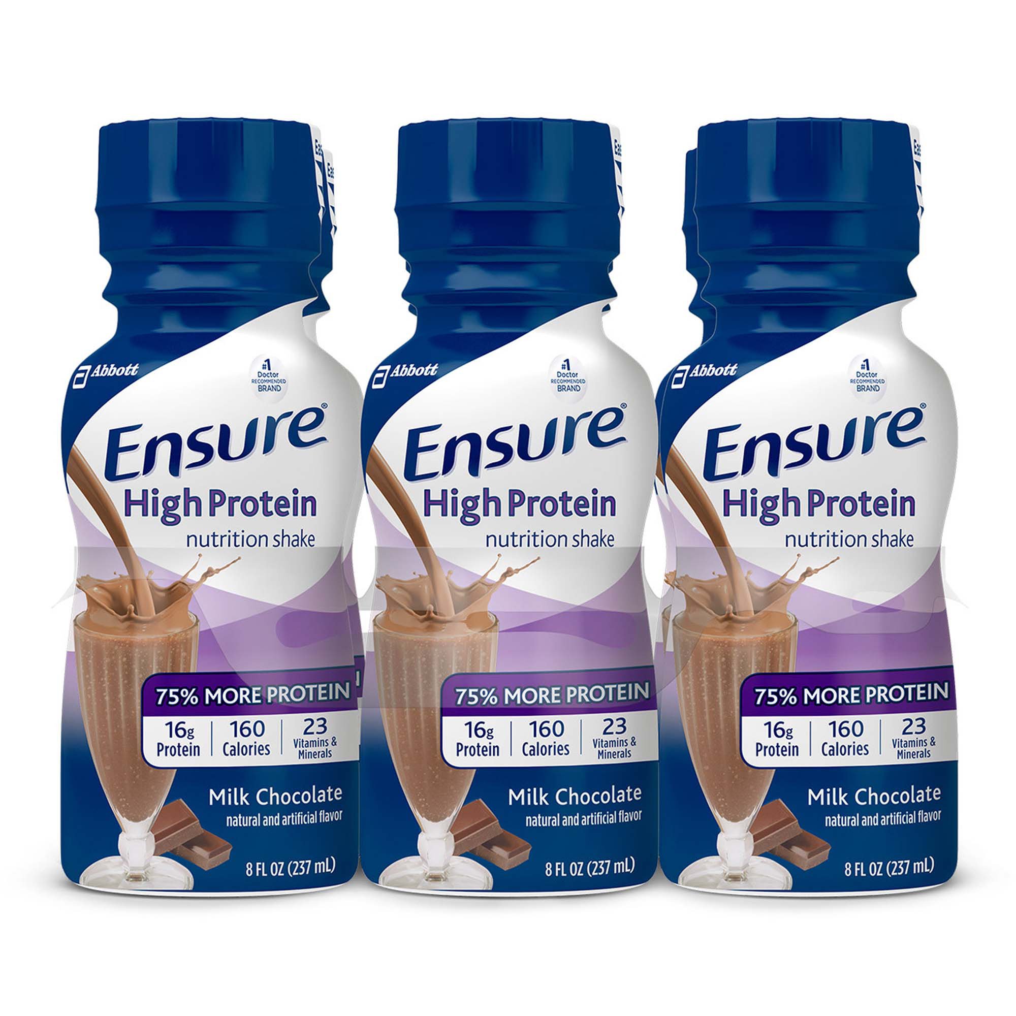 Ensure High Protein Therapeutic Nutrition, Chocolate, 8-ounce bottle MK 984042