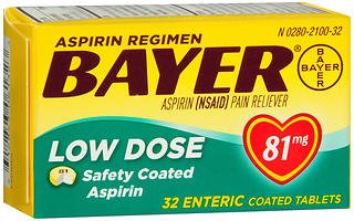 Bayer Low Dose Aspirin MK 981617