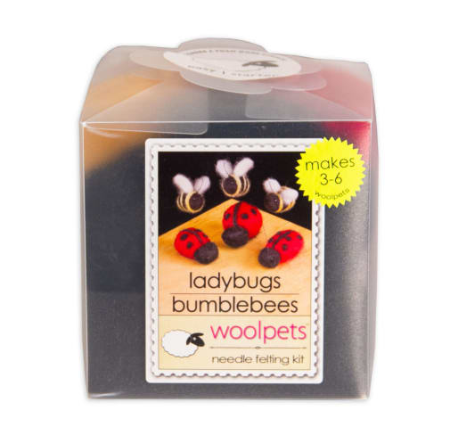 Needle Felting Kit: Ladybugs and Bees