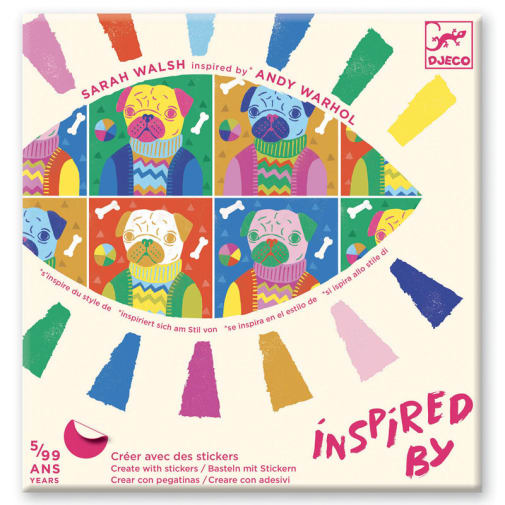 Totally Pop (Inspired by Warhol) Create with Stickers