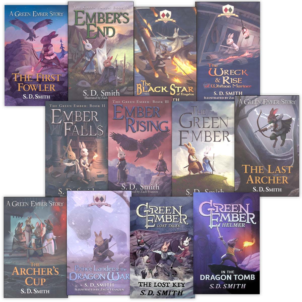 Green Ember Complete Set of 12