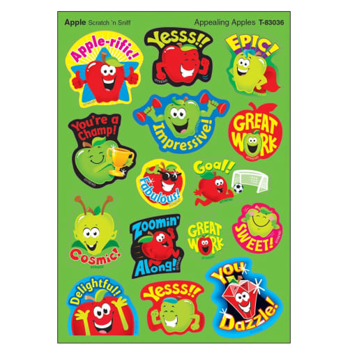 Scratch 'n Sniff Stinky Stickers: Appealing Apples (Apple Scent)