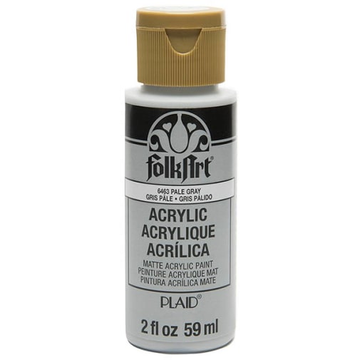 Folkart Color Acrylic Paint Pale Grey - 2 oz