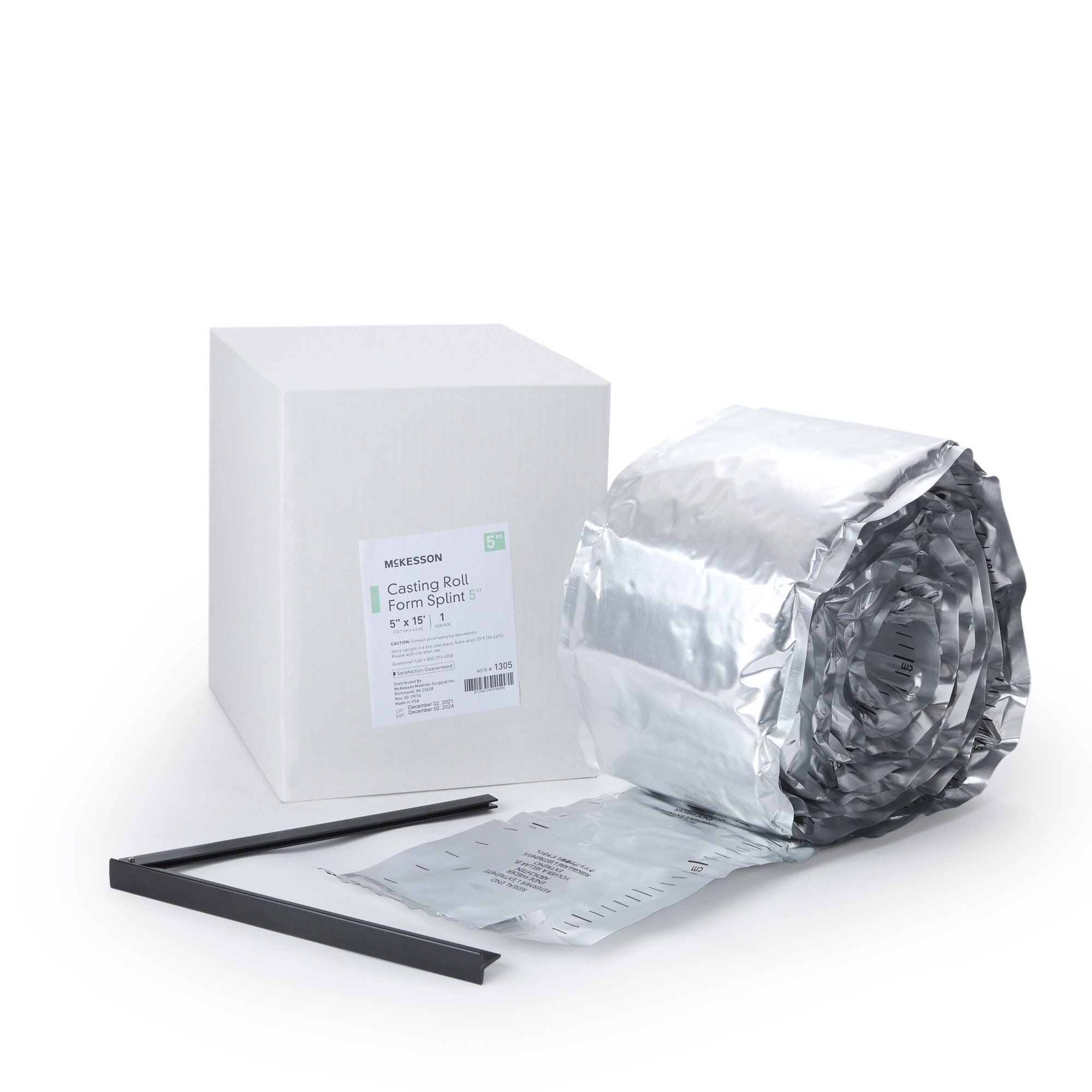 McKesson White Casting Roll Form Splints, 5 Inch x 5 Yard MK 862466