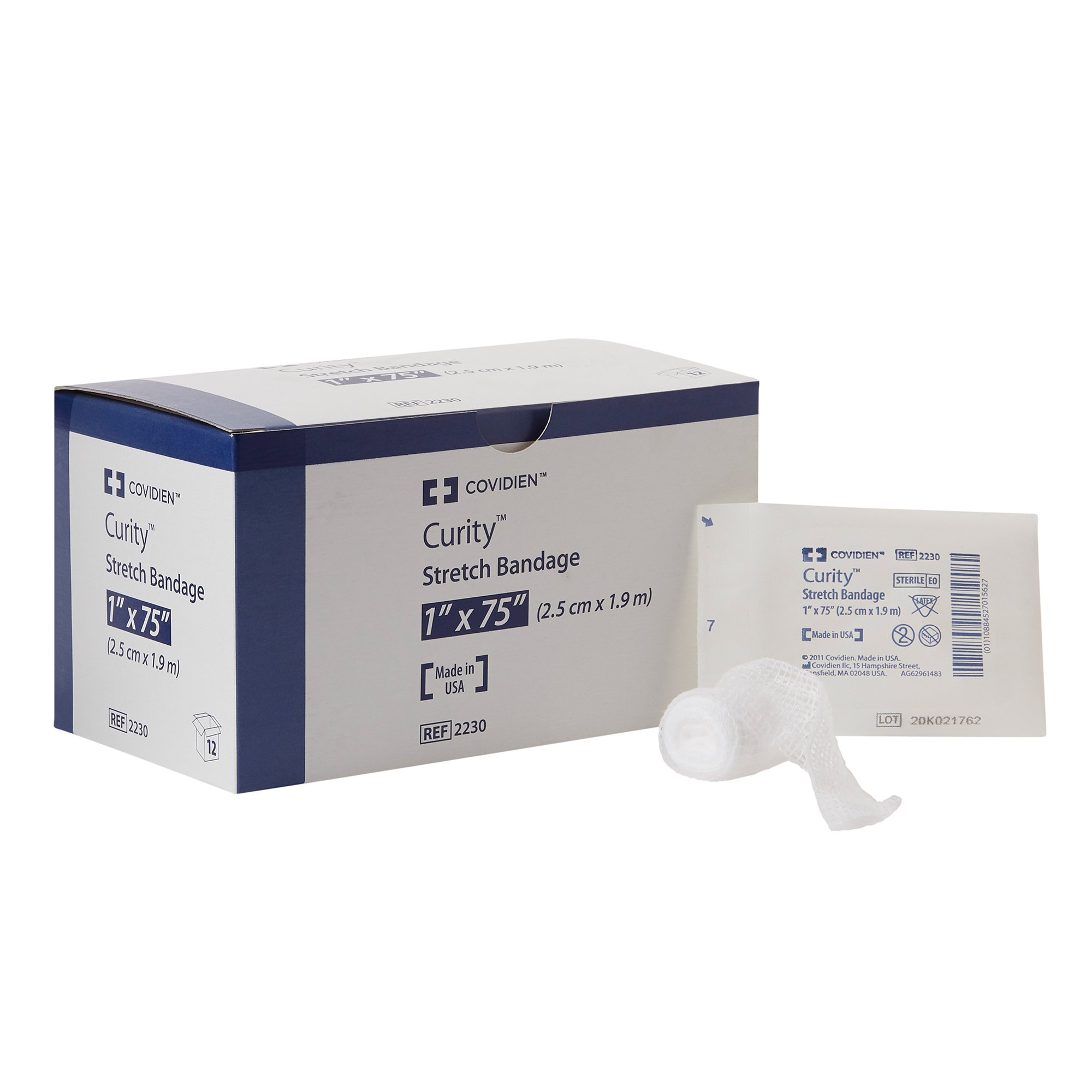 Curity Sterile Conforming Bandage, 1 x 75 Inch, 1-Ply MK 188585