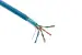 Cat6 Bulk Ethernet Cable, Shielded, Stranded, CMR, Spool, 1000 ft, 550 Mhz, Blue