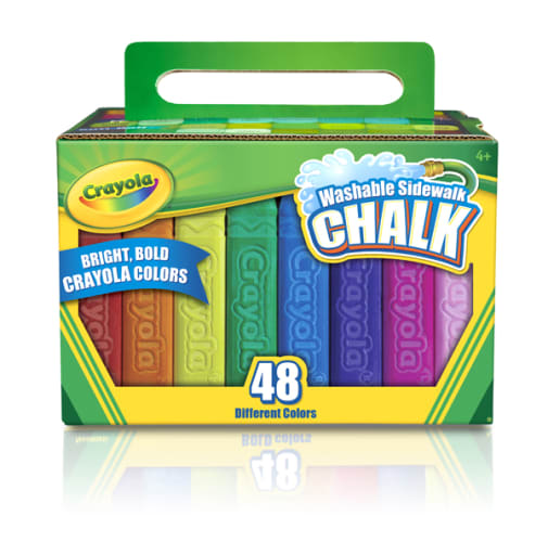 Crayola Washable Sidewalk Chalk Pack 48 Count