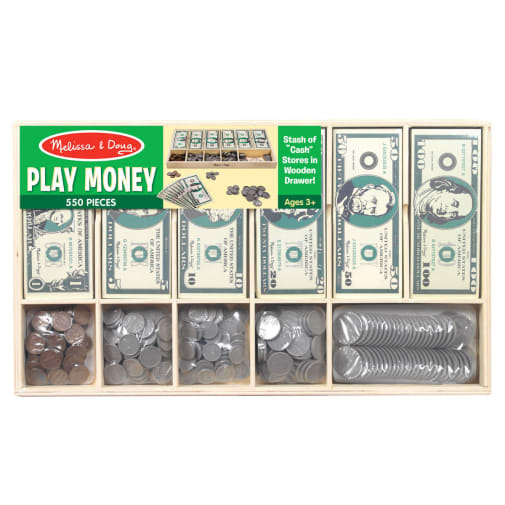 Melissa & Doug Classic Play Money Set
