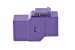 Cat5e RJ45 Inline Coupler Type Keystone Jack, Purple