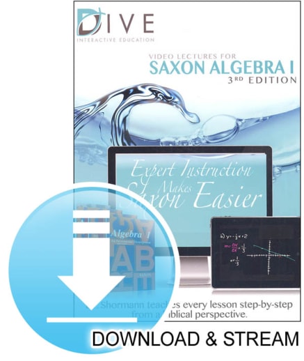 DIVE Download & Stream Saxon Algebra 1 3rd Edition