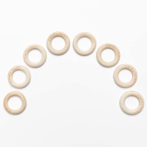 Wooden Potholder Rings (pack of 8)