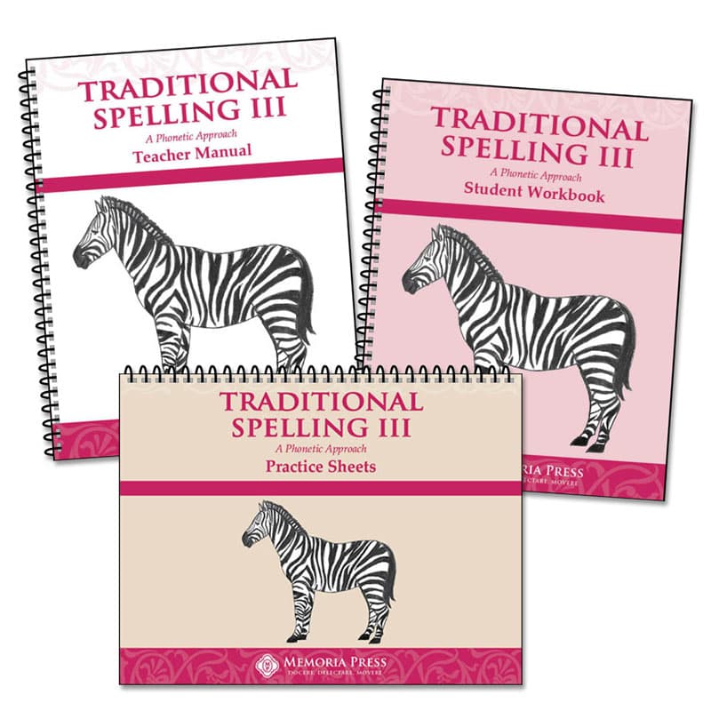 Memoria Press Traditional Spelling 3 Set