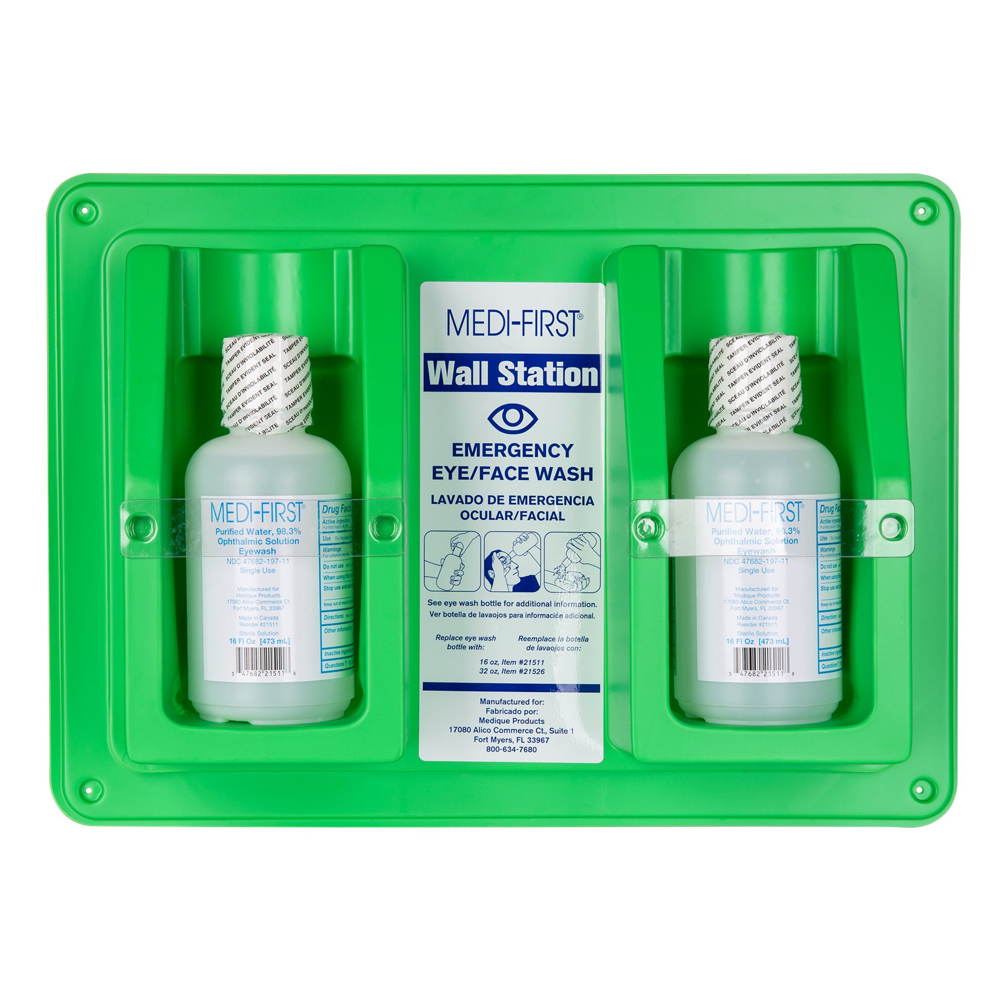 Medi-First Eye/Face Wash, 16-ounce squeeze bottle MK 1078493