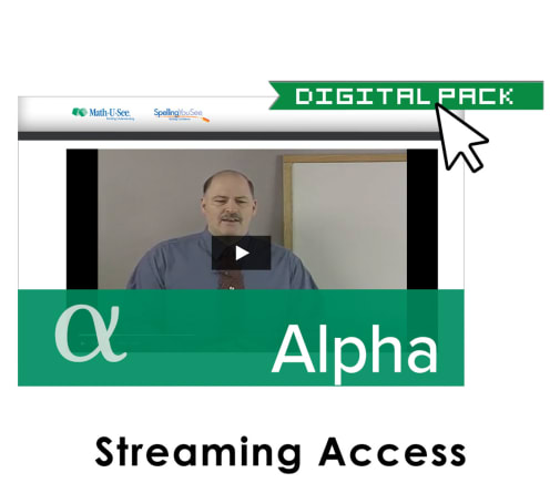 Math-U-See Alpha Online Instruction w/Video