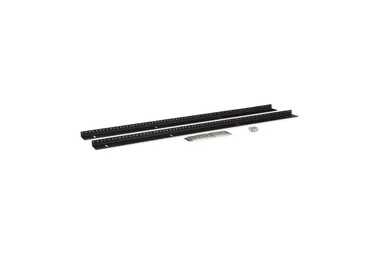 LINIER | 22U Server Cabinet Vertical Rail Kit | 10-32 Tapped