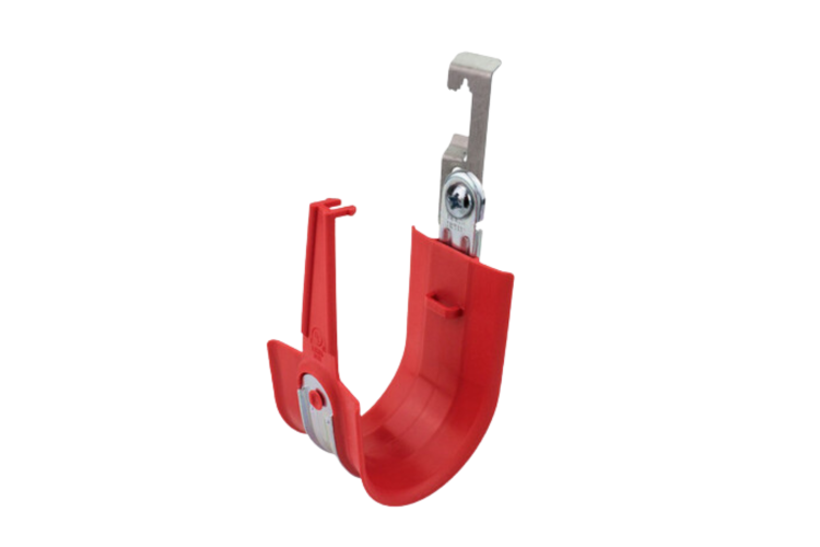 1-inch High Performance J-Hooks, Batwing Clip,Red, 25-Pack 1-inch High Performance J-Hooks, Batwing Clip,Red, 25-Pack