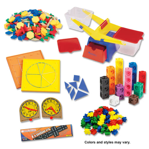 Manipulative Kit K (Plastic Pattern Block Upgrade, NO Optional Items)