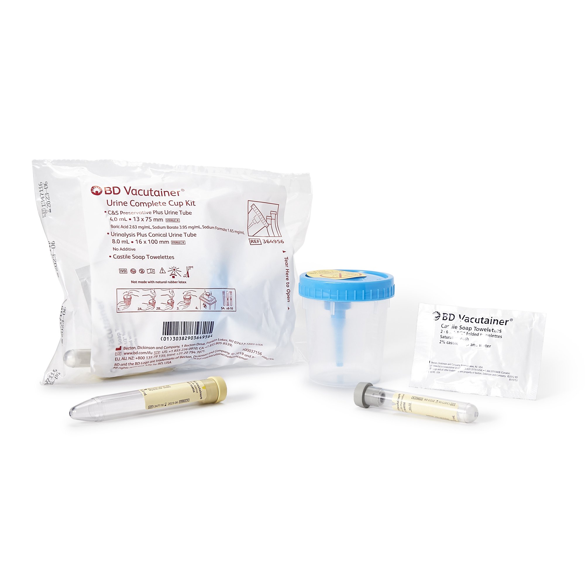 BD Vacutainer Urine Specimen Collection Kit MK 492908
