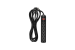 12Ft 6-Outlet Surge Protector 14AWG/3,15A, 90J Black Right Angle Plug