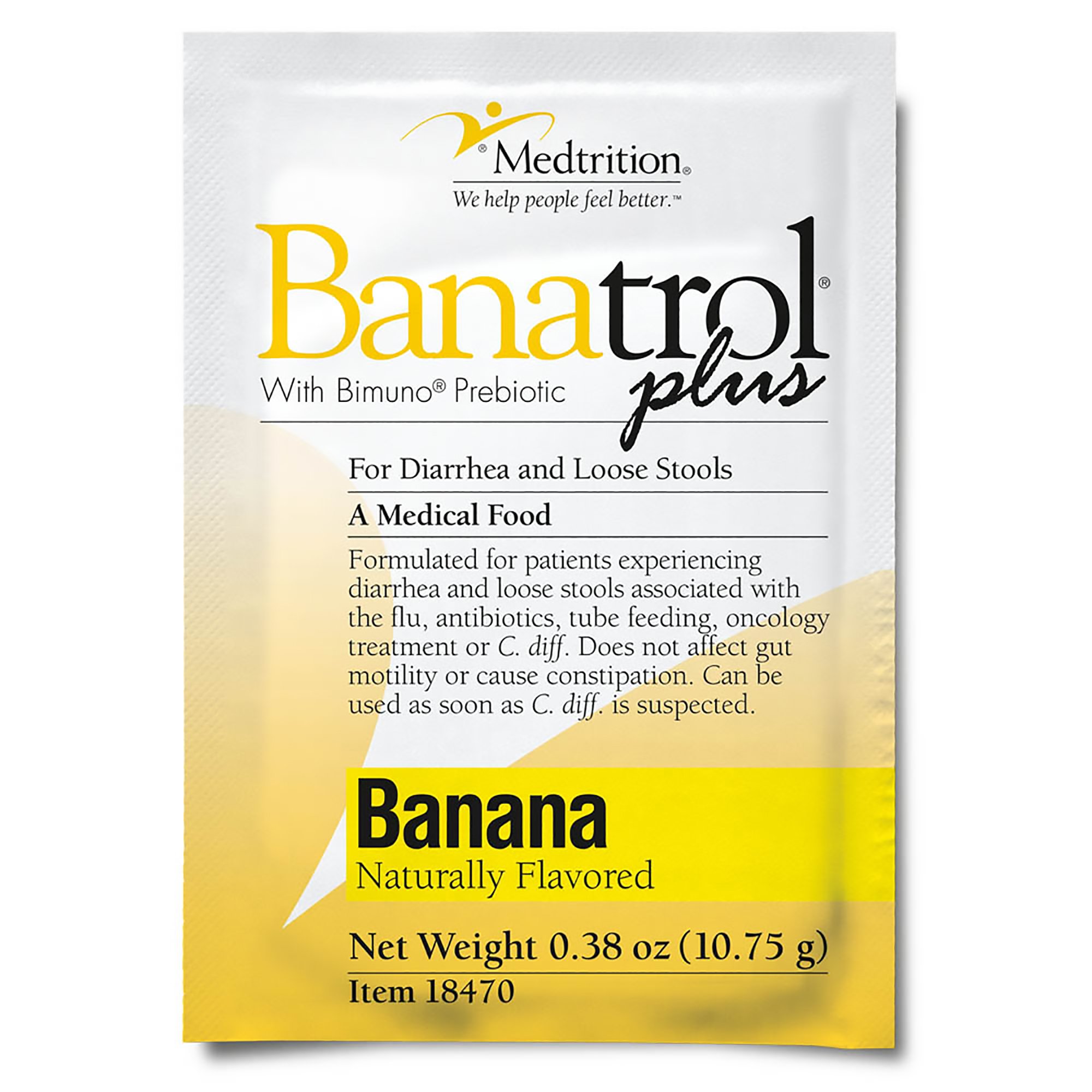 Banatrol Plus with Bimuno Prebiotic Medical Food, Banana Flavor MK 709356