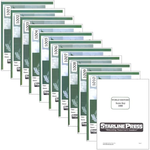 Starline Press World History 10th Grade Set