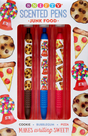 Snifty Junk Food Scented Pens Set (3 scents)
