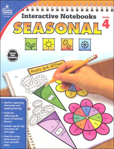 Interactive Notebooks: Seasonal - Grade 4