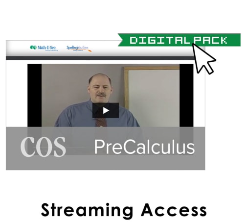 Math-U-See PreCalculus Online Instrctn w/Vid