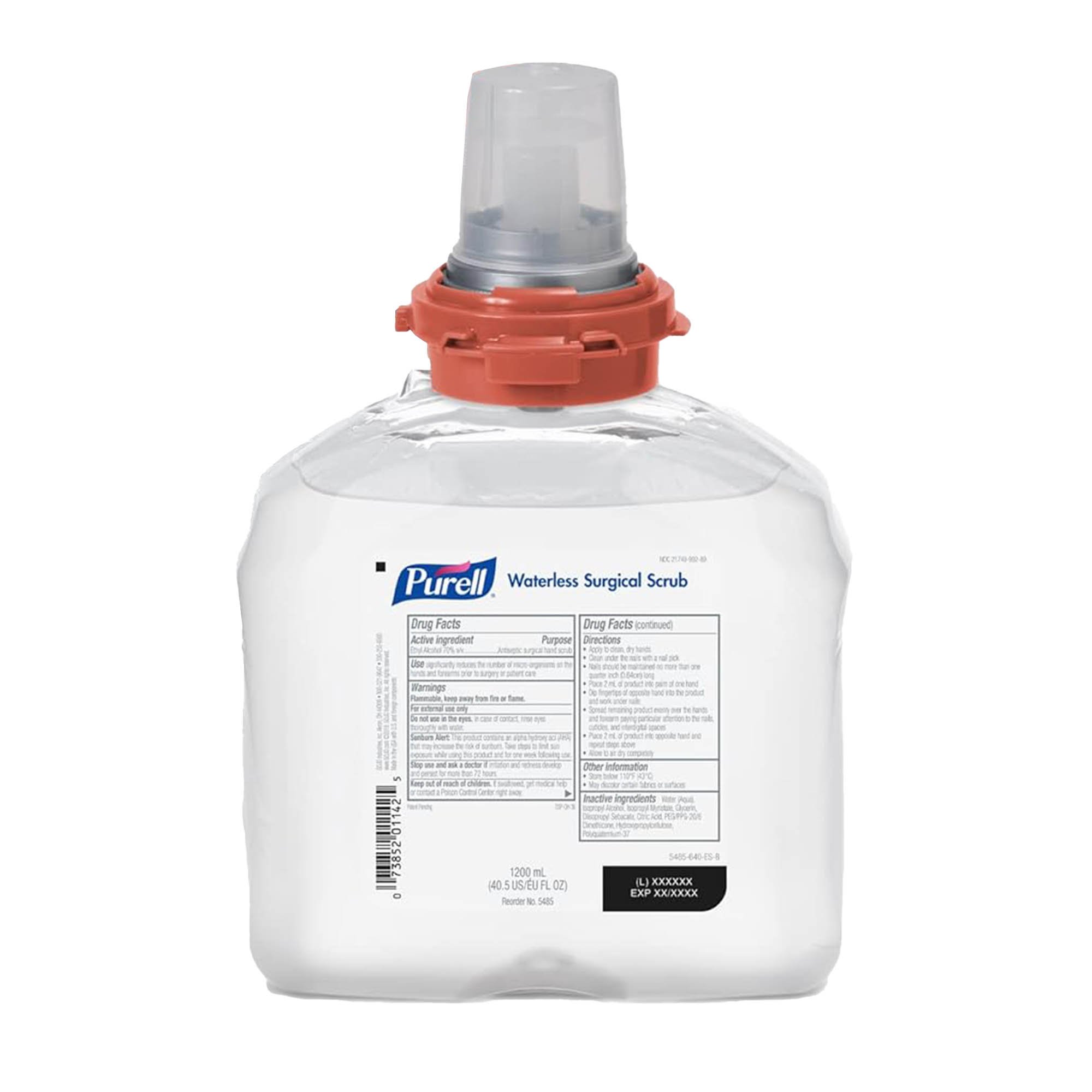 Purell Waterless Surgical Scrub Gel, 1,200 mL Dispenser Refill Bottle MK 566854