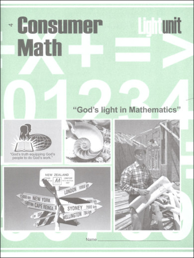 Consumer Math LightUnit 4