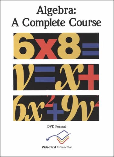 VideoText Algebra Module B Set (DVD format)