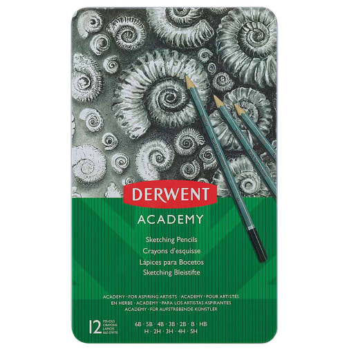 Derwent Academy Sketching Pencils (12 count)