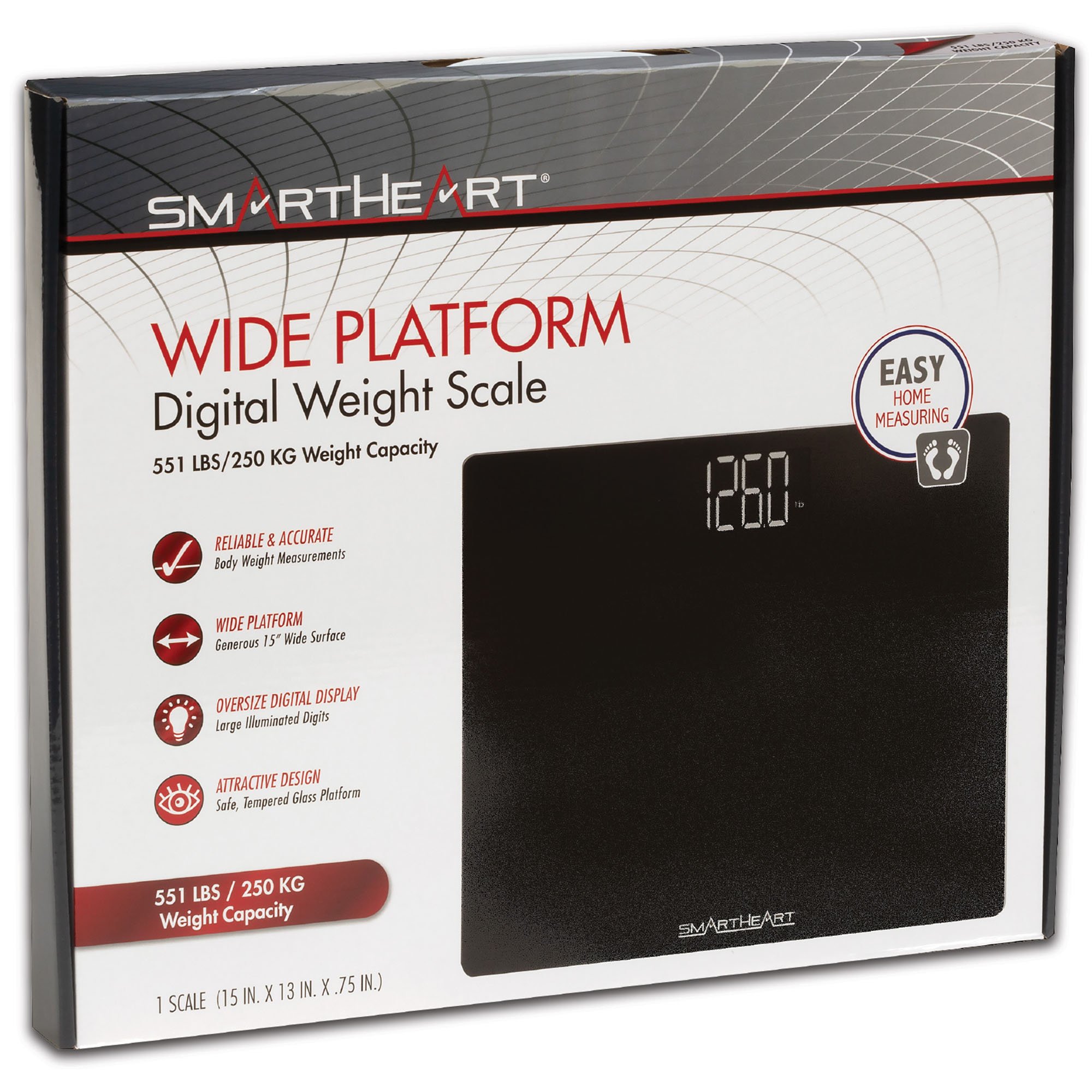 SmartHeart Digital Weight Scale MK 1246878