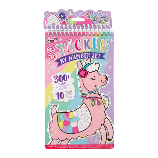 Sticker by Number Set - Llama