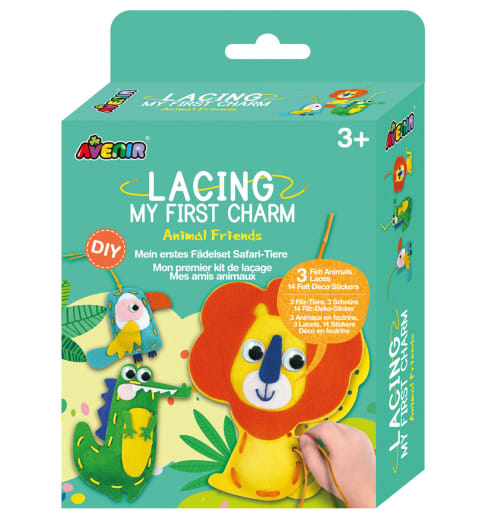 Lacing My First Charm - Animal Friends