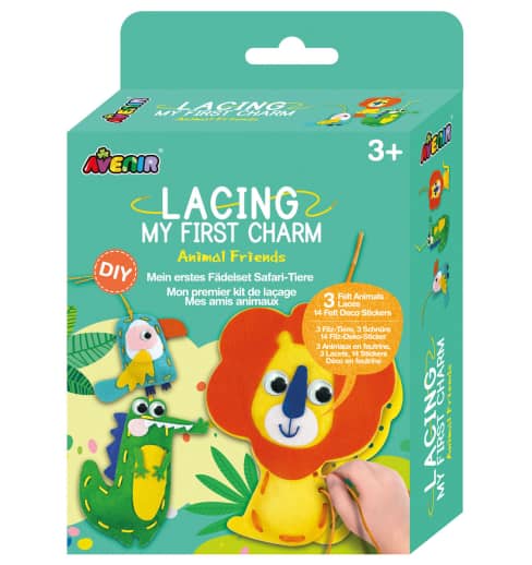 Lacing My First Charm - Animal Friends