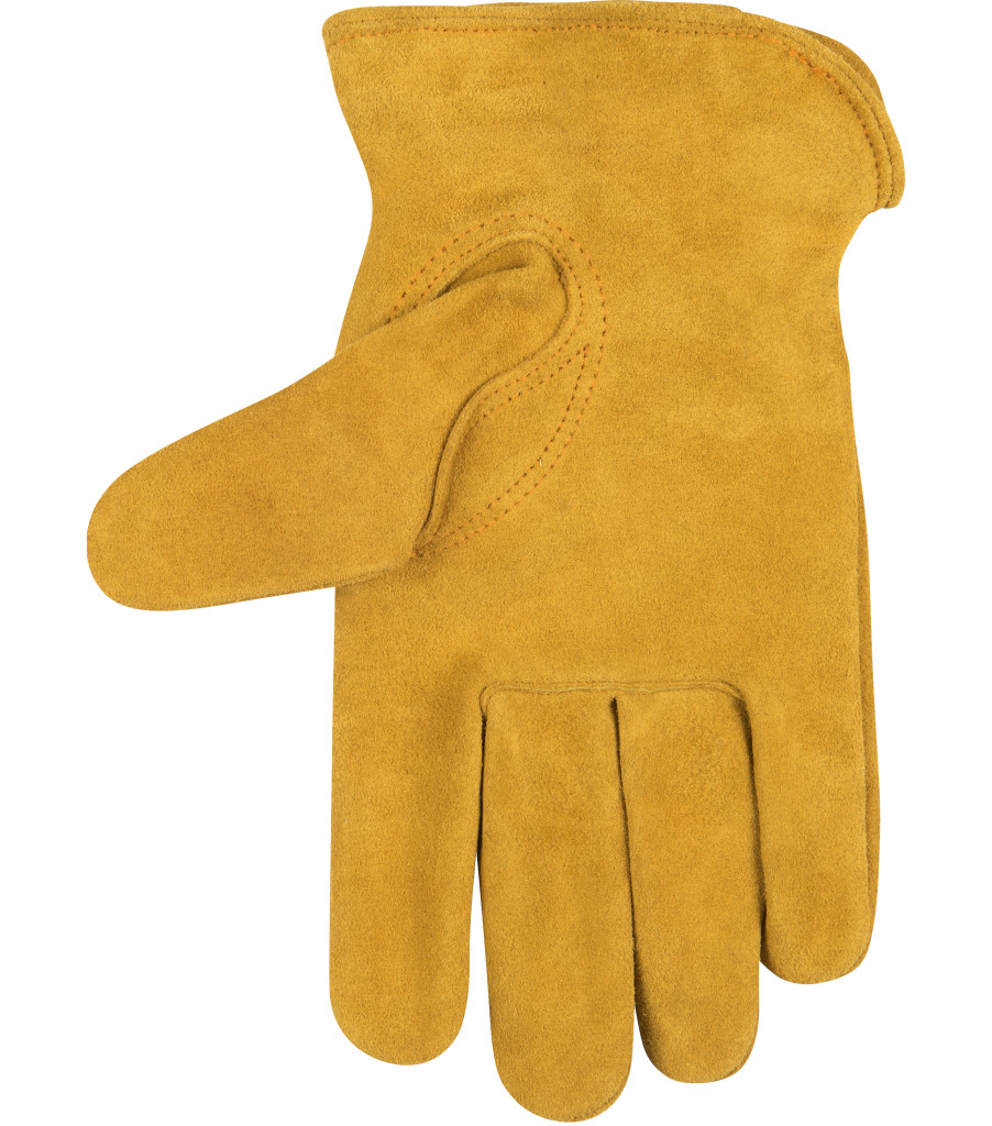 Suede Cowhide Driver with Pull-Strap, Golden, large image number 1