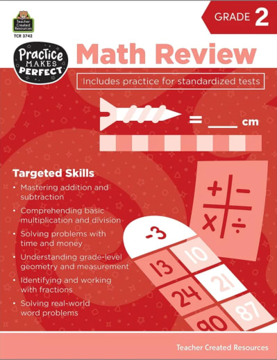Practice Makes Perfect: Math Review Grade 2