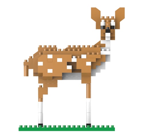 Mini Building Blocks: White-tailed Deer Fawn (187 pieces)