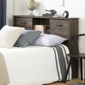 Ulysses - Bookcase Headboard with Doors Ulysses - Bookcase Headboard with Doors