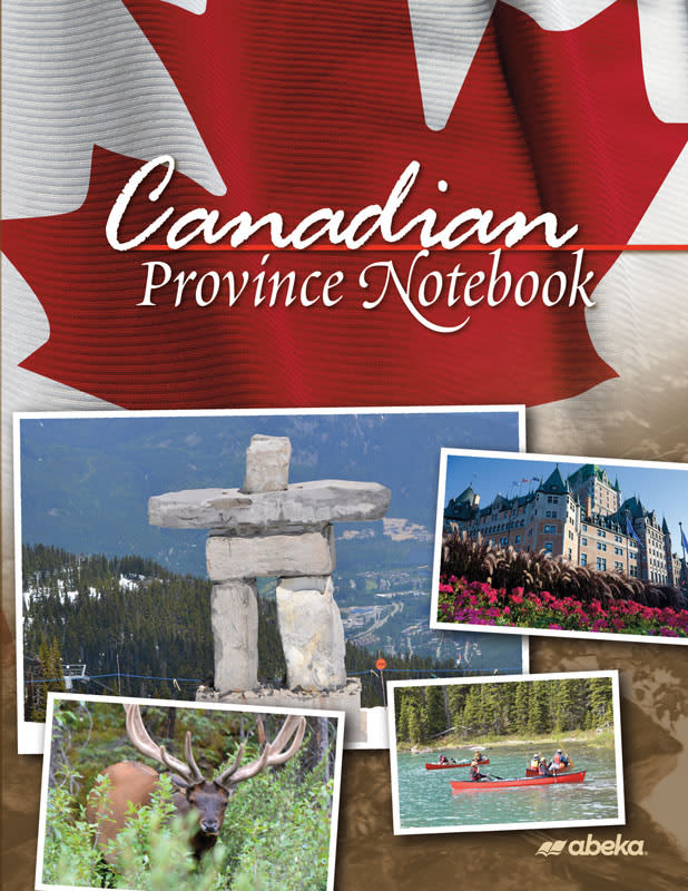 Abeka Canadian Province Notebook