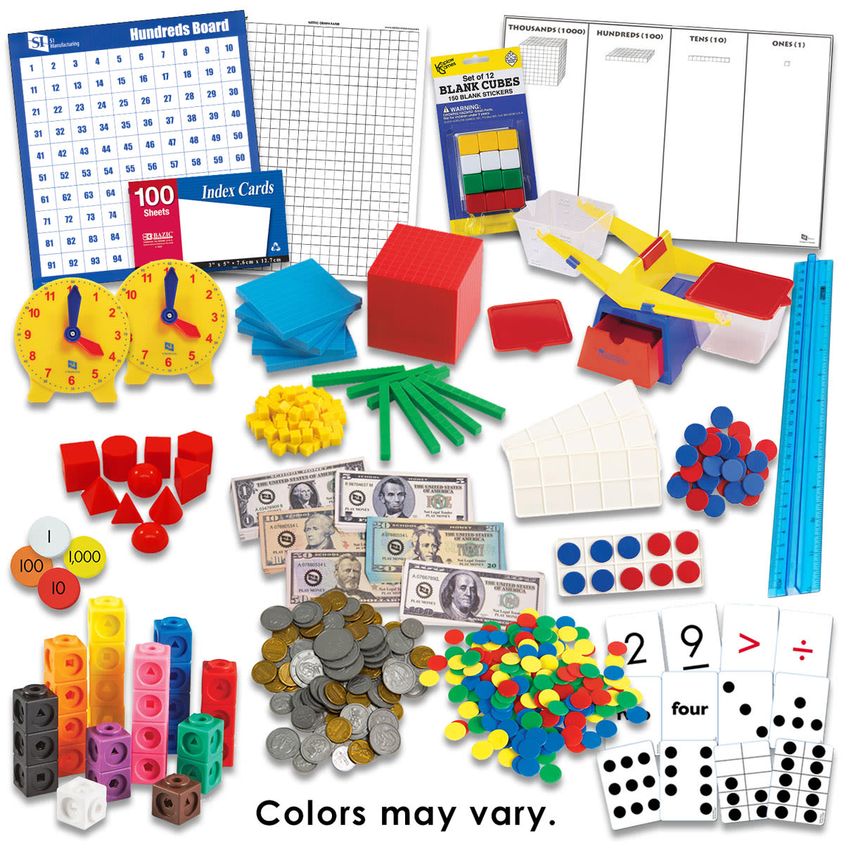 Primary Math CC Level 1 Manipulatives Package